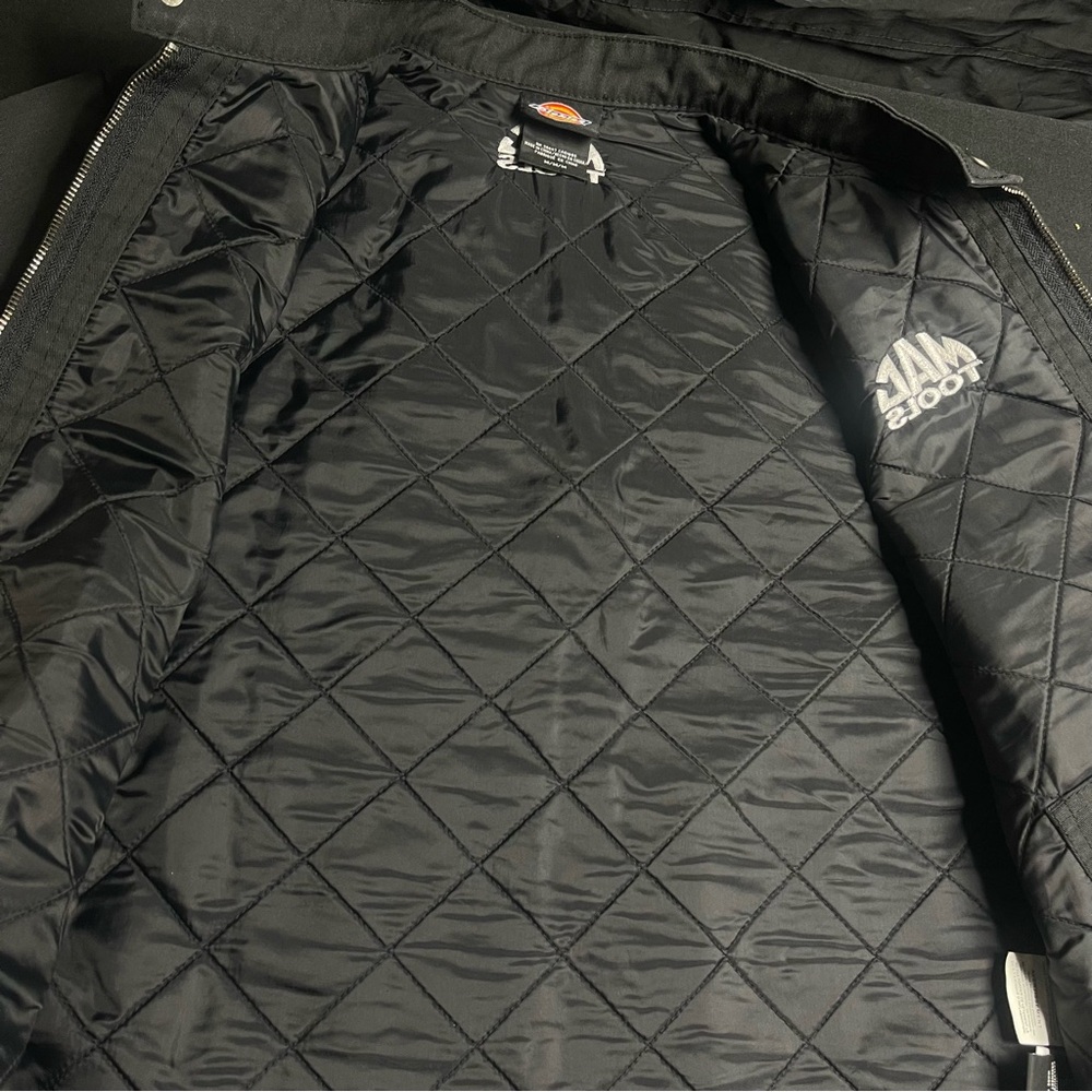 Dickies Black and Gray Bomber Jacket - Picture 2 of 6